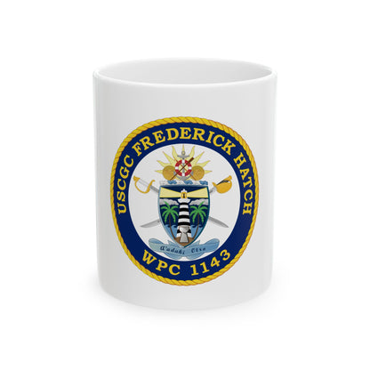 USCGC Frederick Hatch WPC 1143 (U.S. Coast Guard) White Coffee Mug