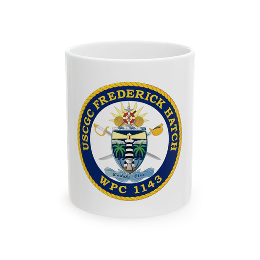 USCGC Frederick Hatch WPC 1143 (U.S. Coast Guard) White Coffee Mug