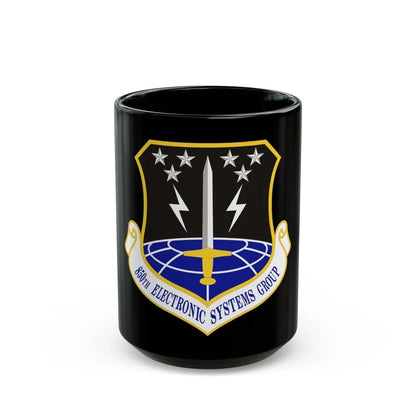 850th Electronic Systems Group (U.S. Air Force) Black Coffee Mug-15oz-Go Mug Yourself