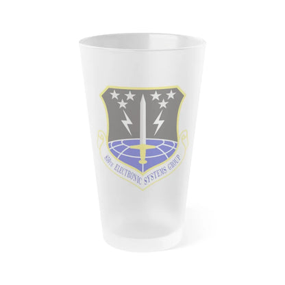 850th Electronic Systems Group (U.S. Air Force) Frosted Pint Glass 16oz-16oz-Frosted-Go Mug Yourself