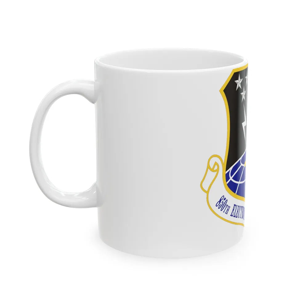 850th Electronic Systems Group (U.S. Air Force) White Coffee Mug-Go Mug Yourself