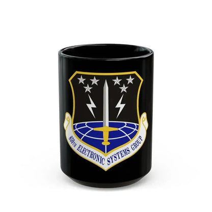 850th Electronic Systems Group (U.S. Air Force) Black Coffee Mug 15oz - Go Mug Yourself