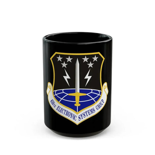 850th Electronic Systems Group (U.S. Air Force) Black Coffee Mug 15oz - Go Mug Yourself
