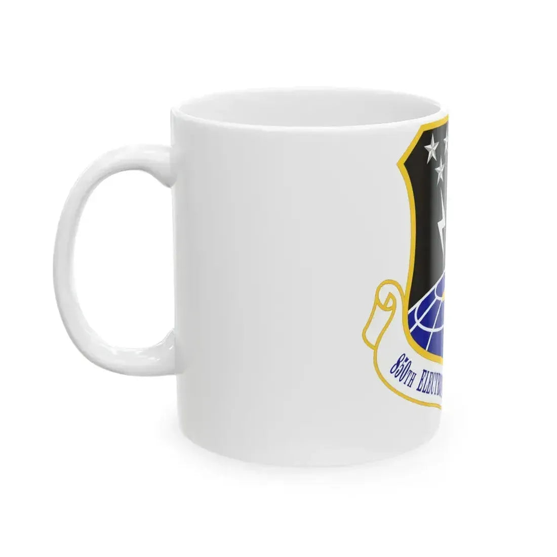 850th Electronic Systems Group (U.S. Air Force) White Coffee Mug - Go Mug Yourself
