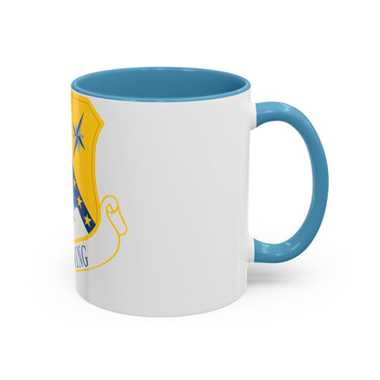 168th Wing emblem (U.S. Air Force) Accent Coffee Mug