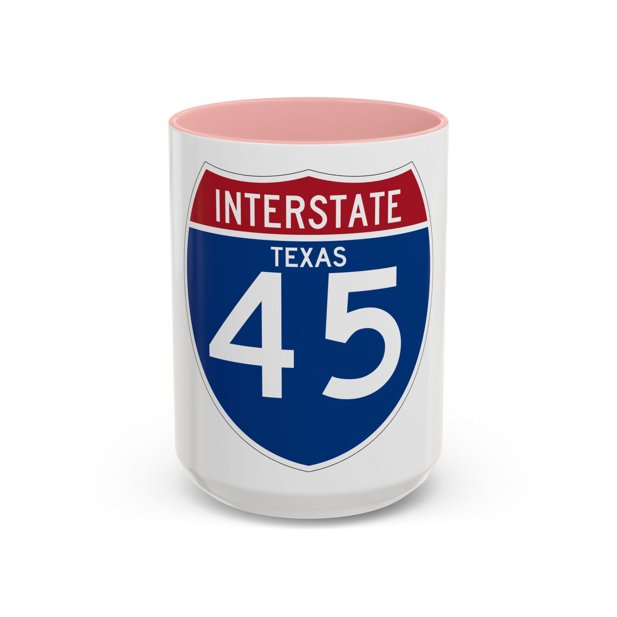 Interstate 45 (U.S. Highways) Accent Coffee Mug