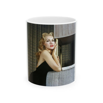 Julie Newmar #286 (Vintage Female Icon) White Coffee Mug-11oz-Go Mug Yourself