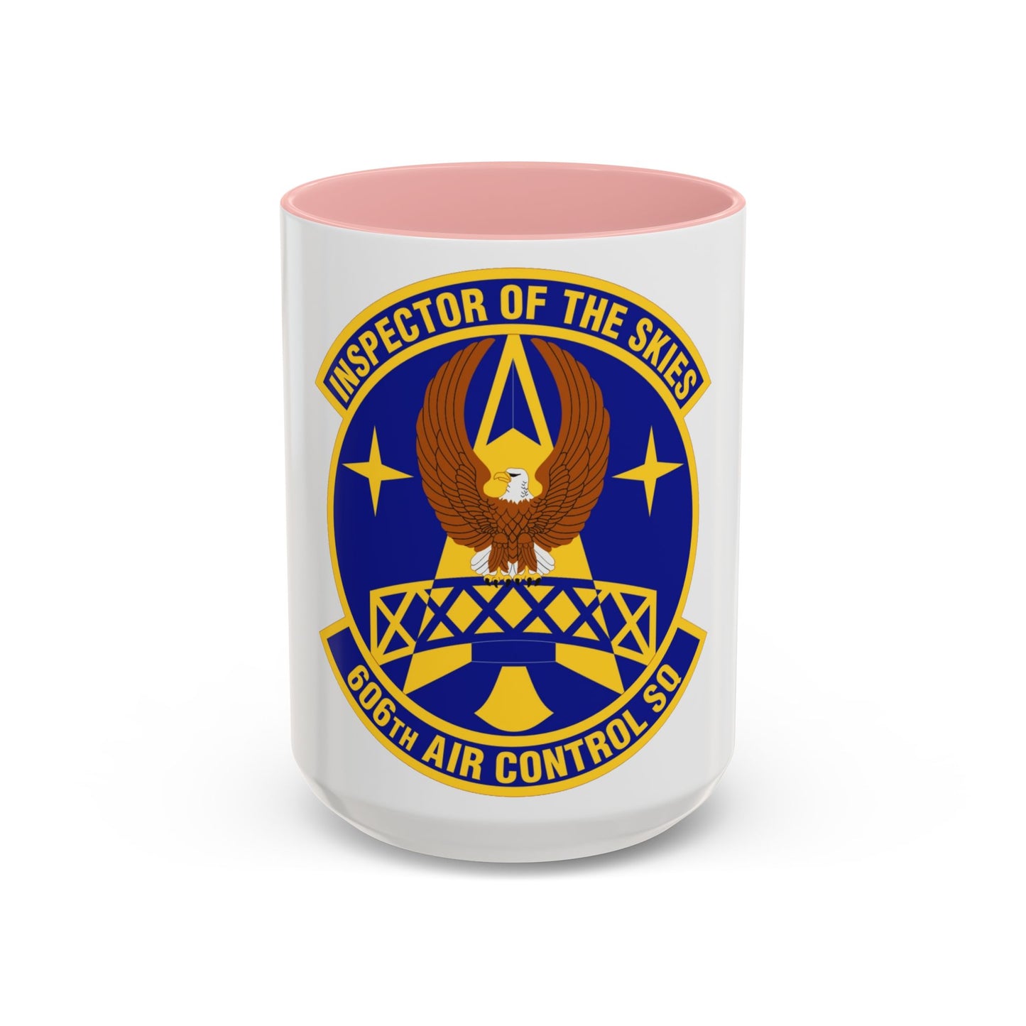 606th Air Control Squadron (U.S. Air Force) Accent Coffee Mug