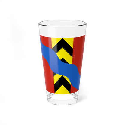 CHE Bruttelen Flag (Switzerland) Pint Glass 16oz