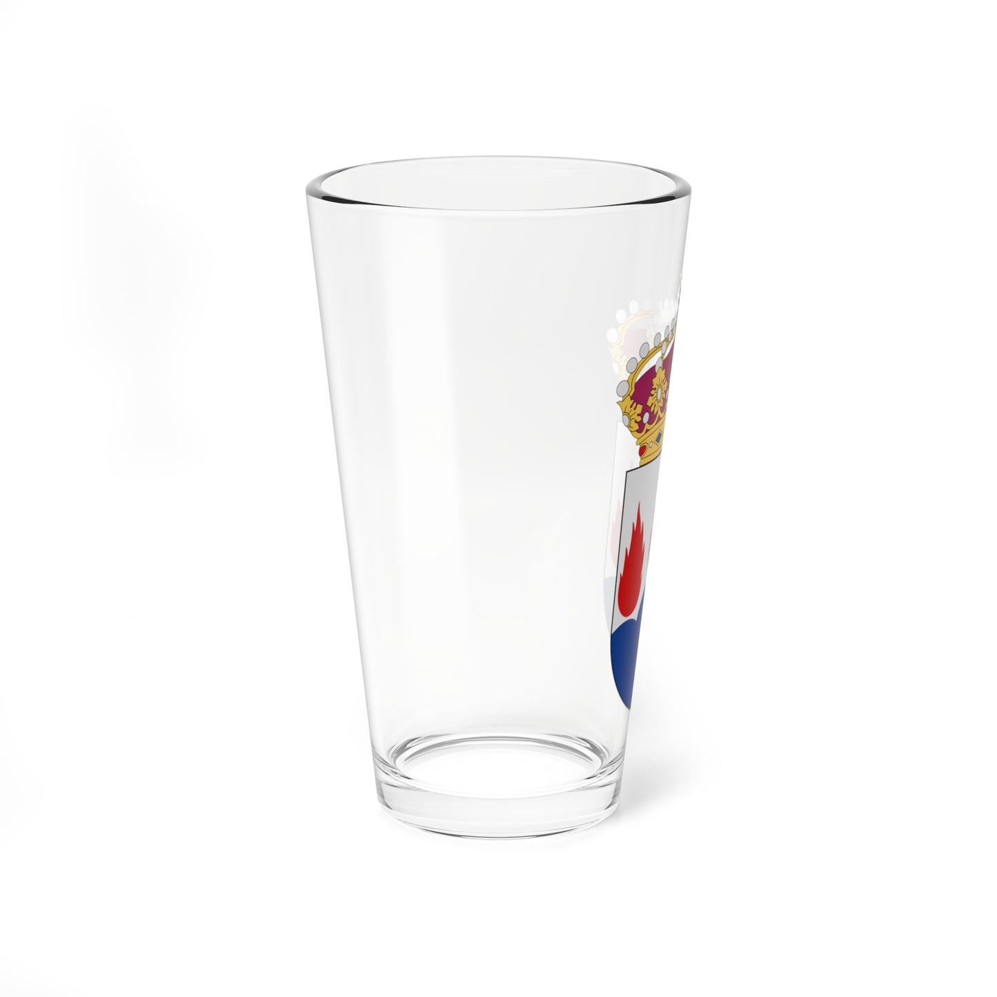 Västmanland vapen med kunglig krona (Sweden) (Coat of Arms) Pint Glass 16oz