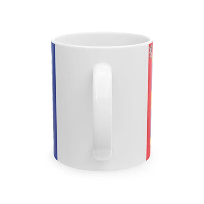 Flag of Pays de la Loire France - White Coffee Mug-Go Mug Yourself