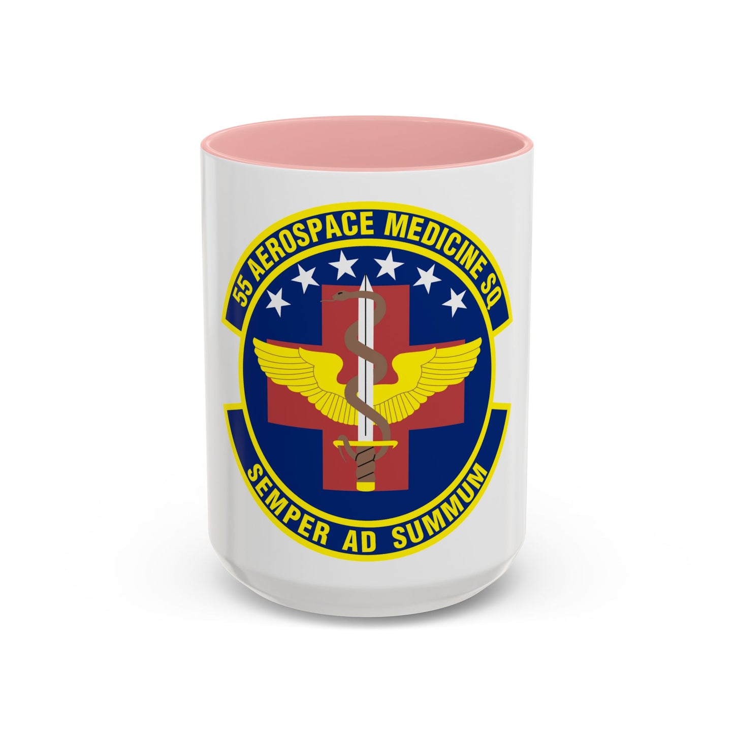 55th Aerospace Medicine Squadron (U.S. Air Force) Accent Coffee Mug