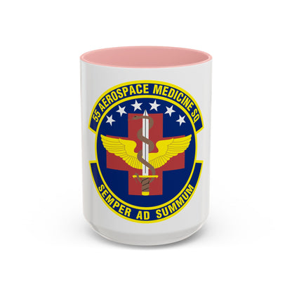 55th Aerospace Medicine Squadron (U.S. Air Force) Accent Coffee Mug