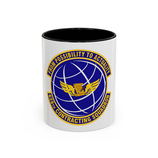 628th Contracting Squadron (U.S. Air Force) Accent Coffee Mug