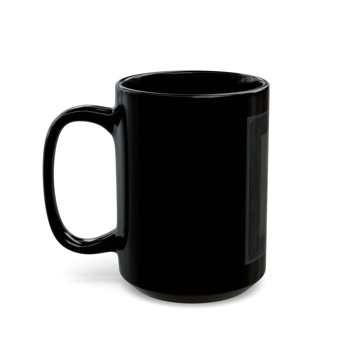 Abraham Lincoln, Presidential Candidate, Half-Length Portrait, Facing Right (U.S. Civil War) Black Coffee Mug