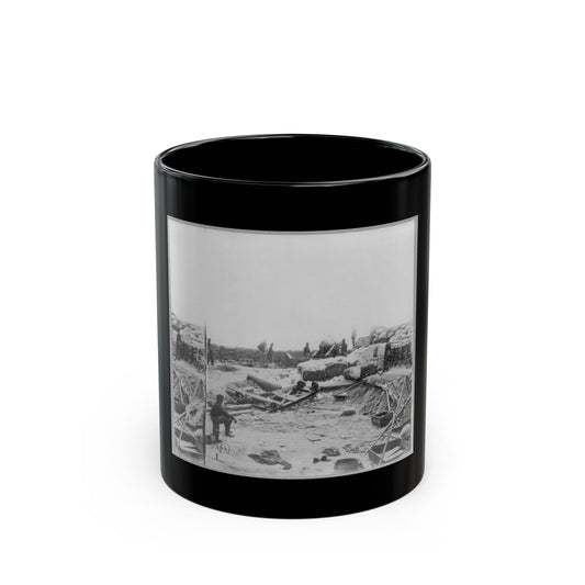 King Cotton , Yorktown, Va. (U.S. Civil War) Black Coffee Mug