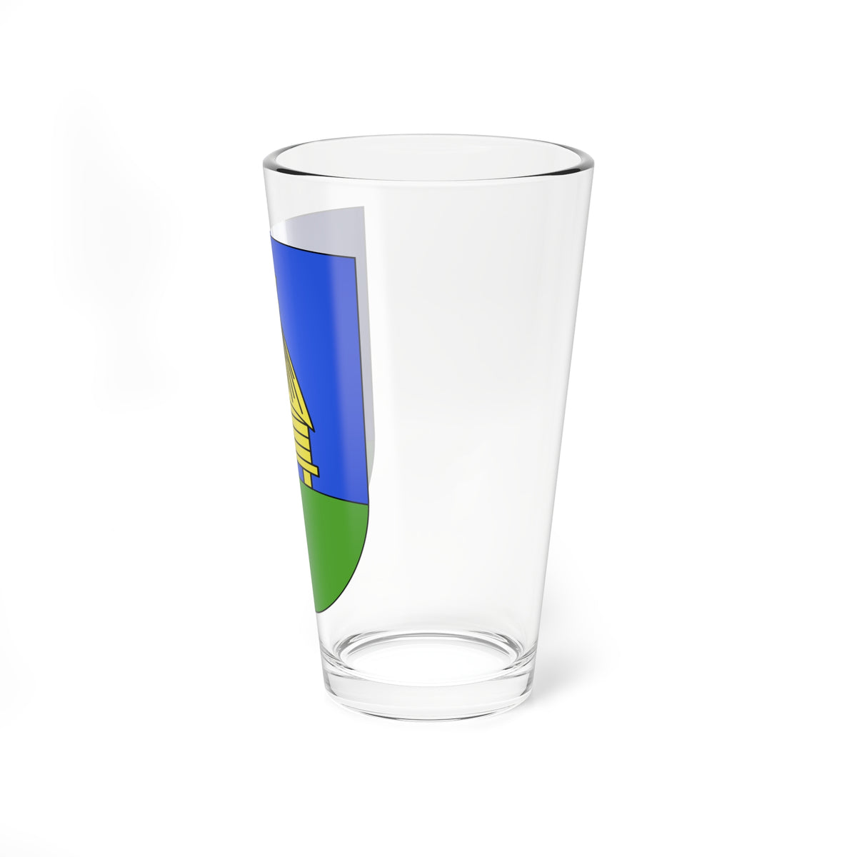 Jeuss-coat of arms (Switzerland) (Coat of Arms) Pint Glass 16oz