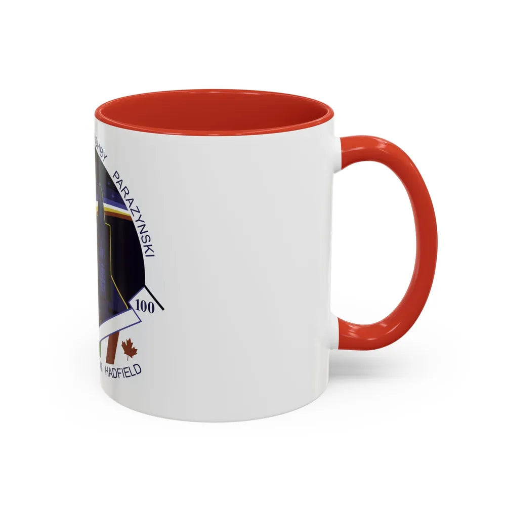 STS 100 (NASA) Accent Coffee Mug-Go Mug Yourself