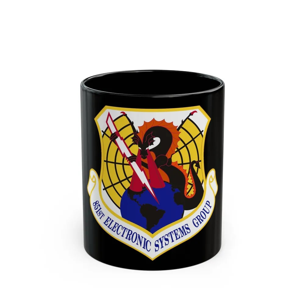 851st Electronic Systems Group (U.S. Air Force) Black Coffee Mug-11oz-Go Mug Yourself