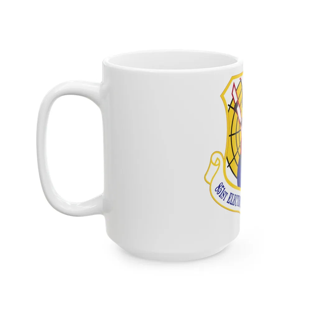 851st Electronic Systems Group (U.S. Air Force) White Coffee Mug-Go Mug Yourself