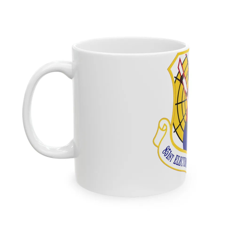 851st Electronic Systems Group (U.S. Air Force) White Coffee Mug-Go Mug Yourself