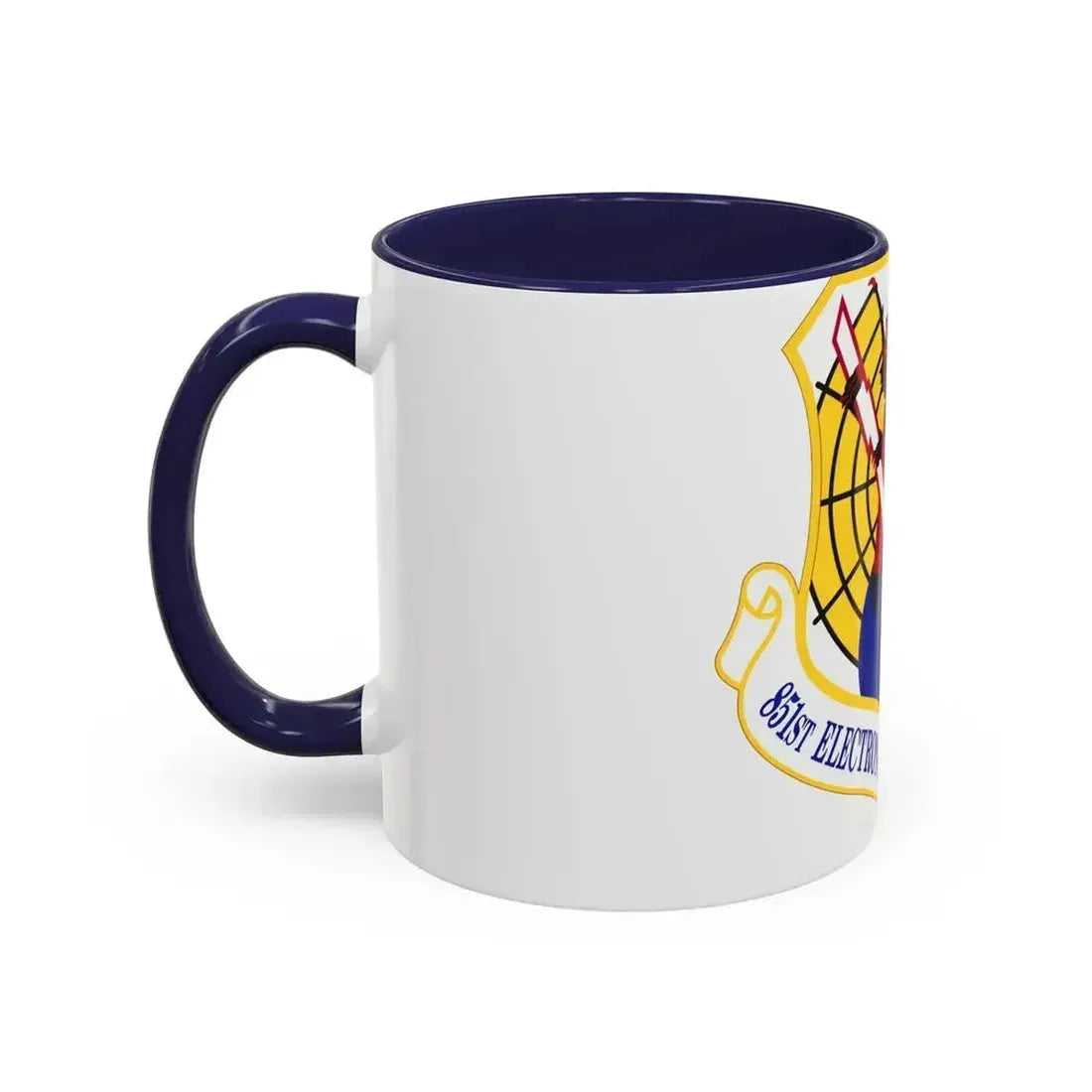 851st Electronic Systems Group (U.S. Air Force) Accent Coffee Mug - Go Mug Yourself