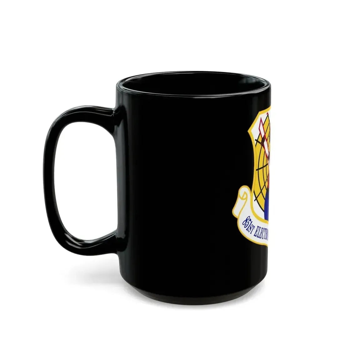 851st Electronic Systems Group (U.S. Air Force) Black Coffee Mug - Go Mug Yourself