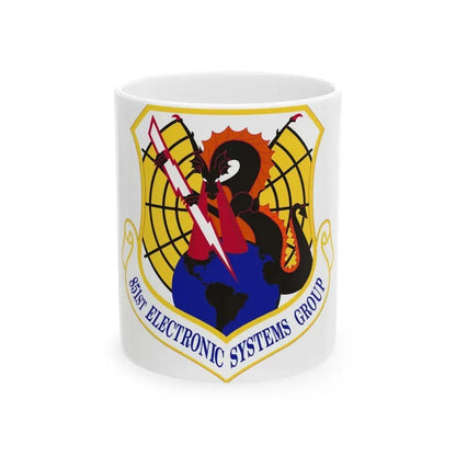 851st Electronic Systems Group (U.S. Air Force) White Coffee Mug 11oz - Go Mug Yourself