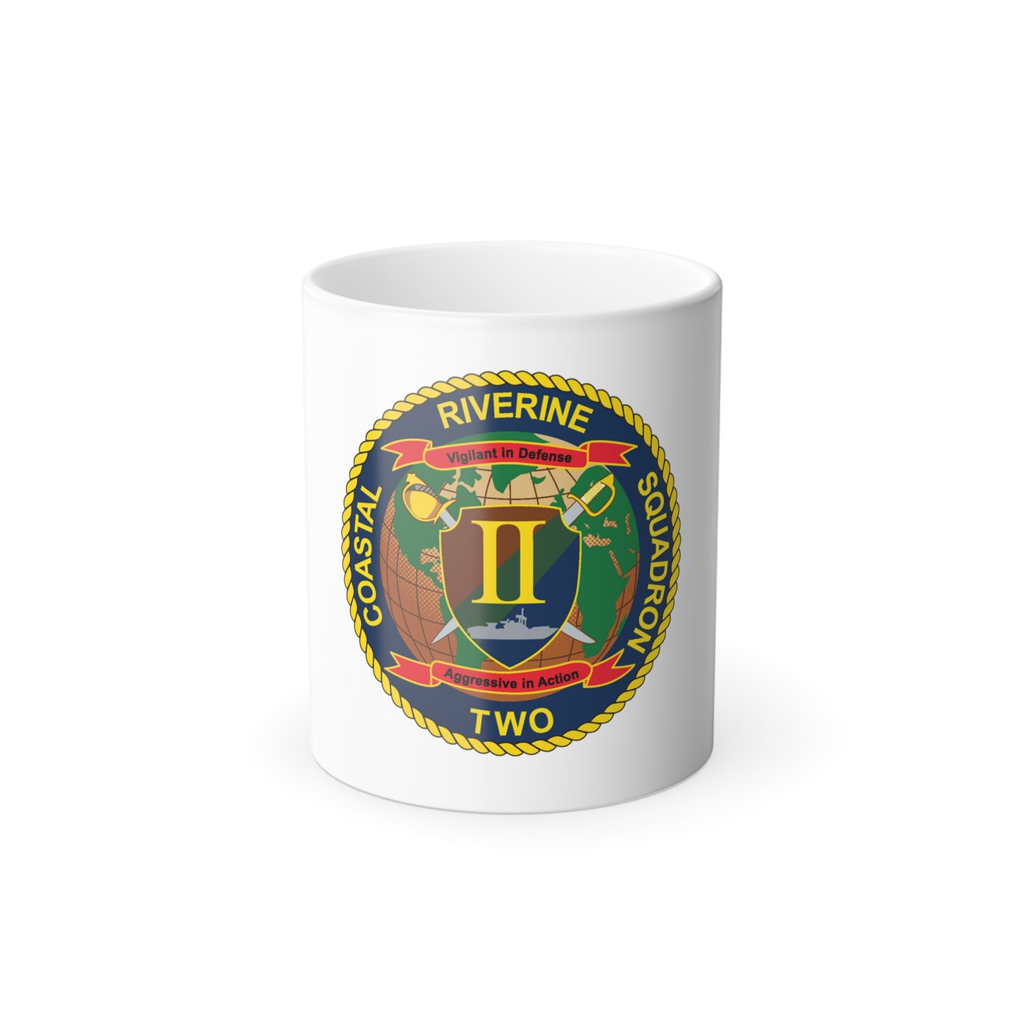 Coastal Riverine Squadron Two (U.S. Navy) Color Changing Mug 11oz