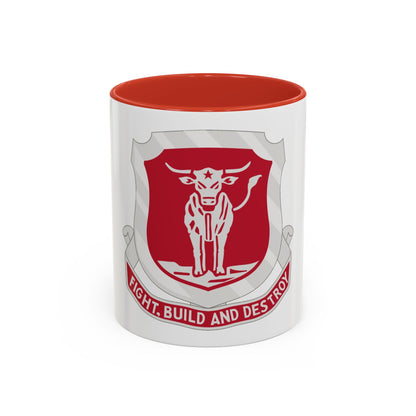 39 Engineer Battalion (U.S. Army) Accent Coffee Mug
