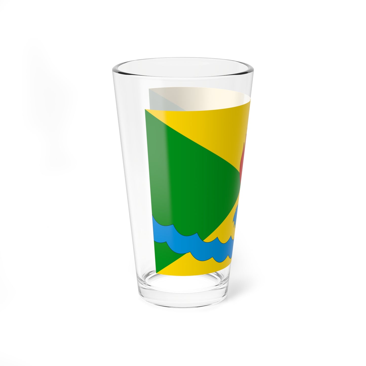 Flag of Gorkovsky rayon (Russia) Pint Glass 16oz