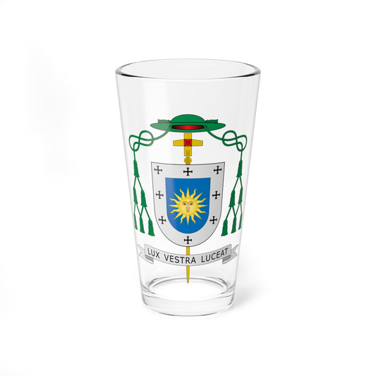 Escudo de Francisco de Assis Dantas de Lucena (Spain) (Coat of Arms) Pint Glass 16oz