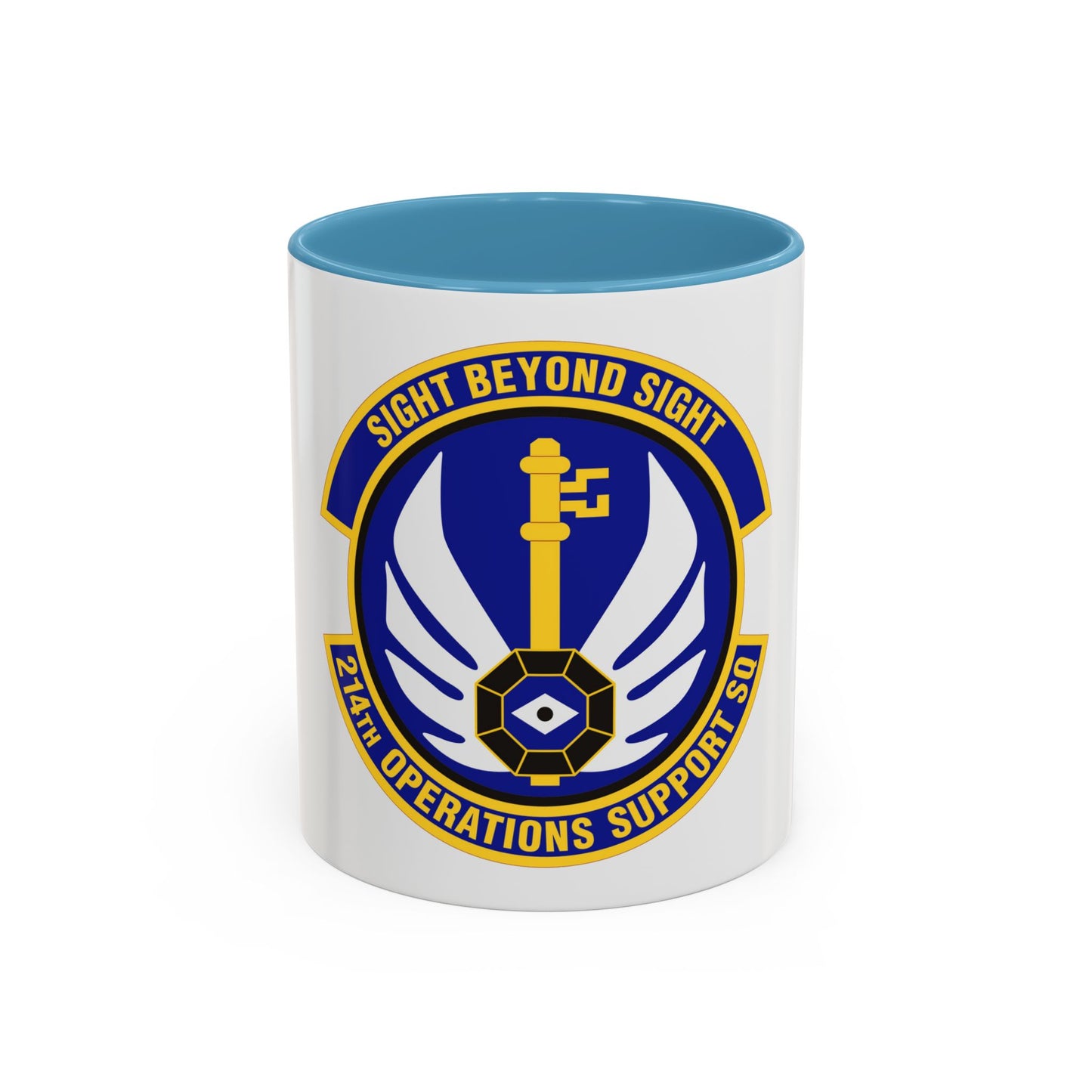 214th Operations Support Squadron (U.S. Air Force) Accent Coffee Mug