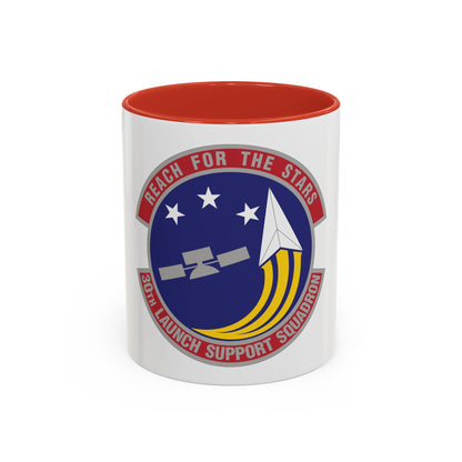 30th Launch Support Squadron (U.S. Air Force) Accent Coffee Mug