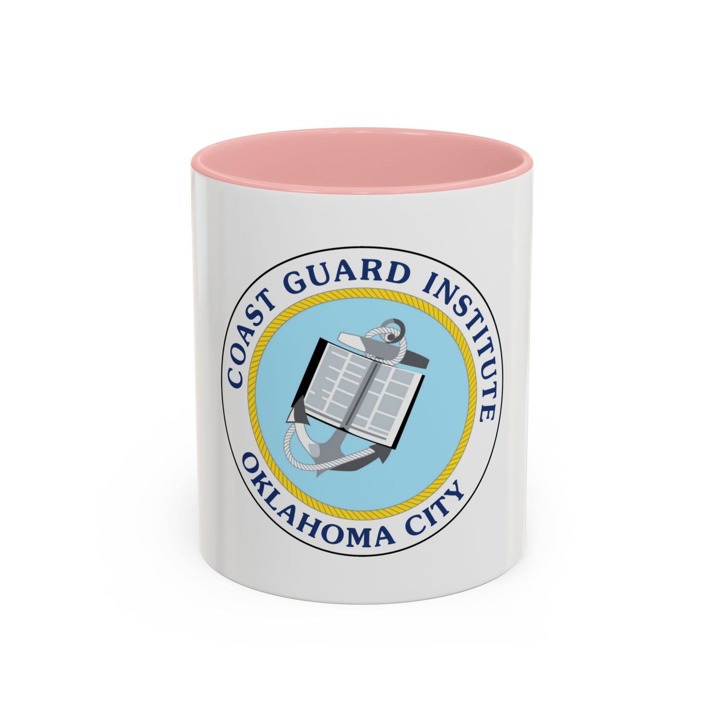 USCG Institute Oklahoma City 2 (U.S. Coast Guard) Accent Coffee Mug