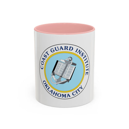 USCG Institute Oklahoma City 2 (U.S. Coast Guard) Accent Coffee Mug