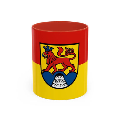 Flag of Calw Germany - Accent Coffee Mug-11oz-Red-Go Mug Yourself