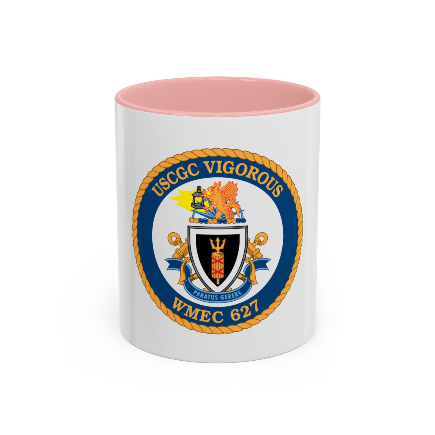 USCGC Vigorous WMEC 627 (U.S. Coast Guard) Accent Coffee Mug