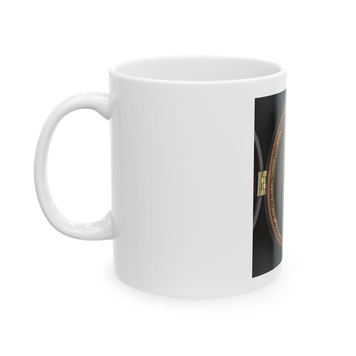 Unidentified Soldier In Union Great Coat (U.S. Civil War) White Coffee Mug