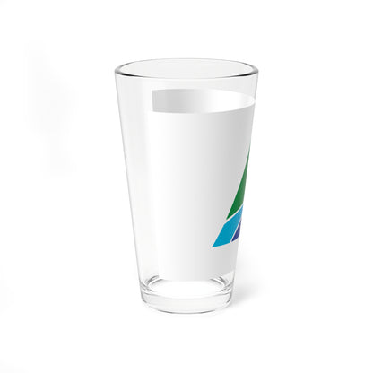 Flag of Teine Ward Sapporo Hokkaido (Japan) Pint Glass 16oz