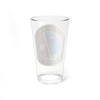 Vessel traffic service - Italian Coast Guard (Italy) (Coat of Arms) Pint Glass 16oz