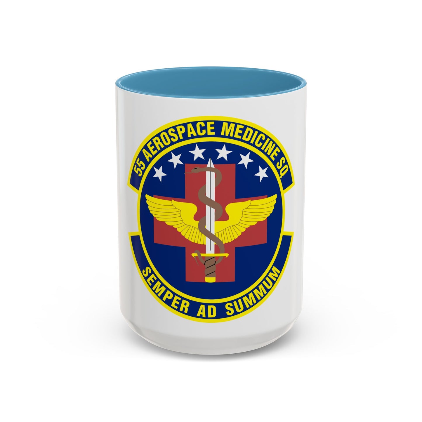 55th Aerospace Medicine Squadron (U.S. Air Force) Accent Coffee Mug