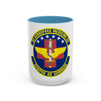 55th Aerospace Medicine Squadron (U.S. Air Force) Accent Coffee Mug