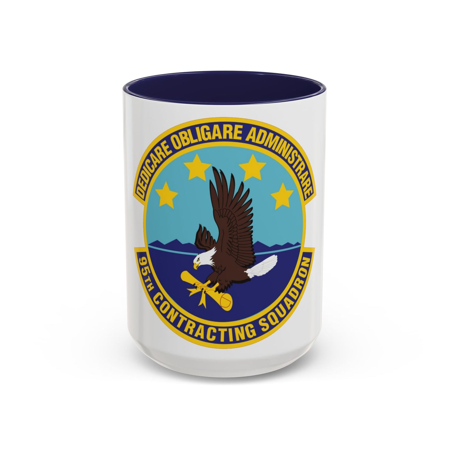 95th Contracting Squadron (U.S. Air Force) Accent Coffee Mug