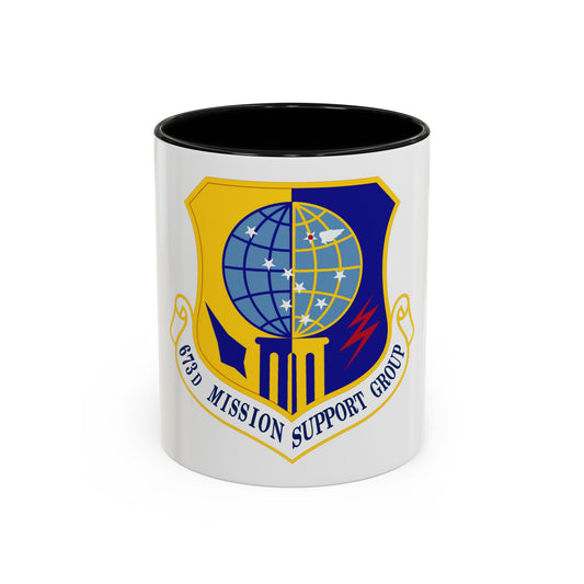 673 Mission Support Group PACAF (U.S. Air Force) Accent Coffee Mug