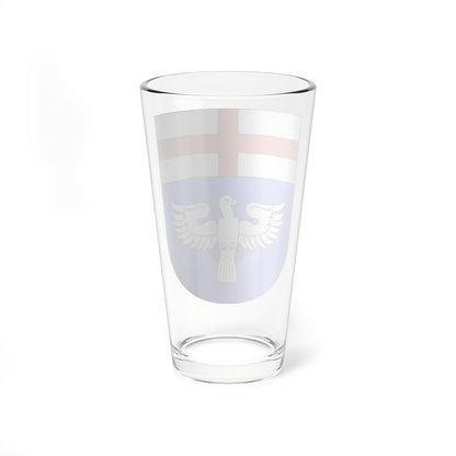 Gresso-coat of arms (Switzerland) (Coat of Arms) Pint Glass 16oz