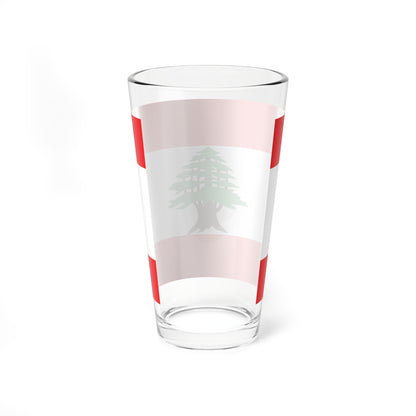 Flag of Lebanon 1943-1995 (Lebanon) Pint Glass 16oz