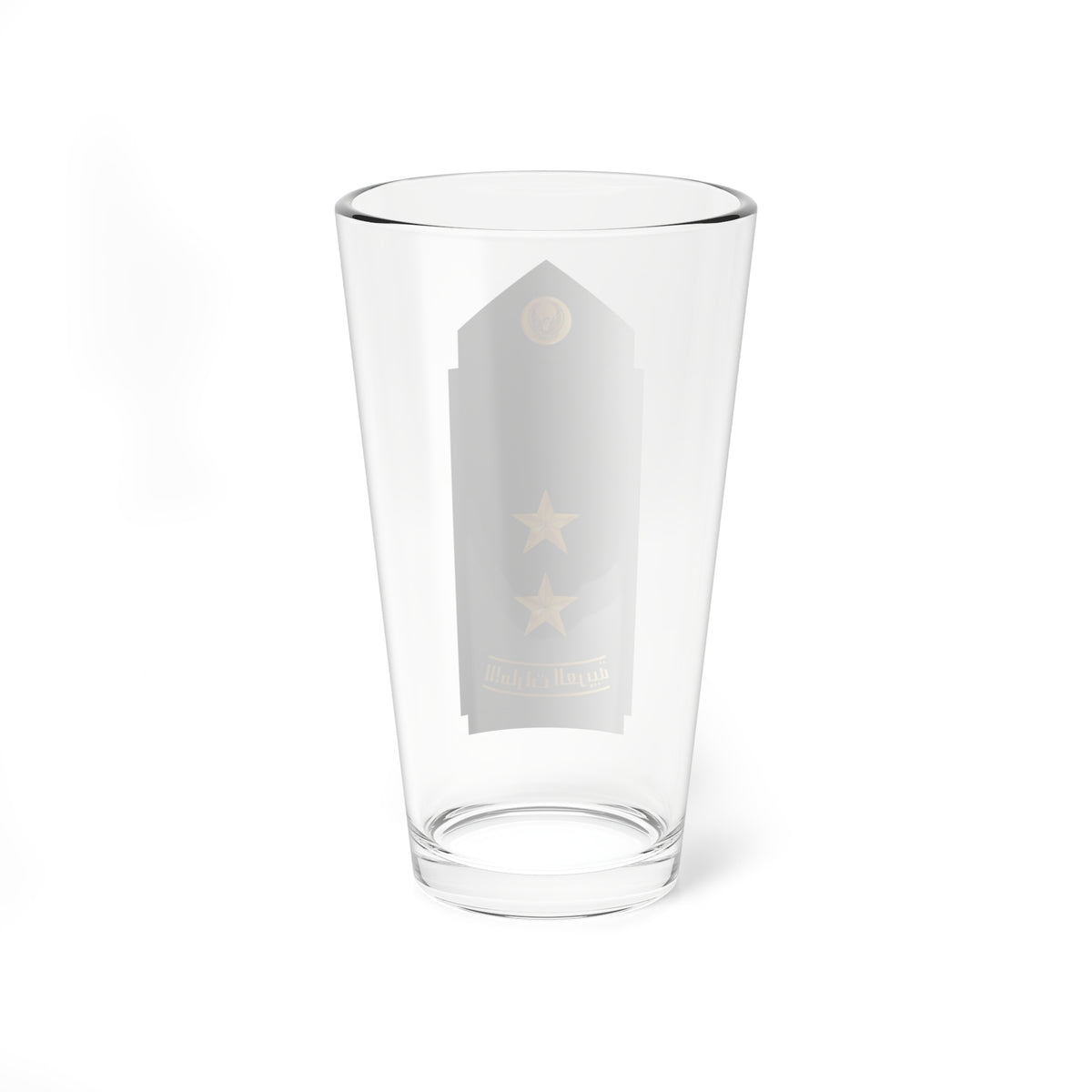 07 UAEA 1LT (United Arab Emirates) (Military Rank) Pint Glass 16oz