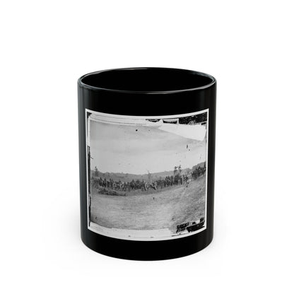 Antietam, Maryland. Captain J.M. Knap's Penn. Independent Battery  E  Light Artillery (U.S. Civil War) Black Coffee Mug