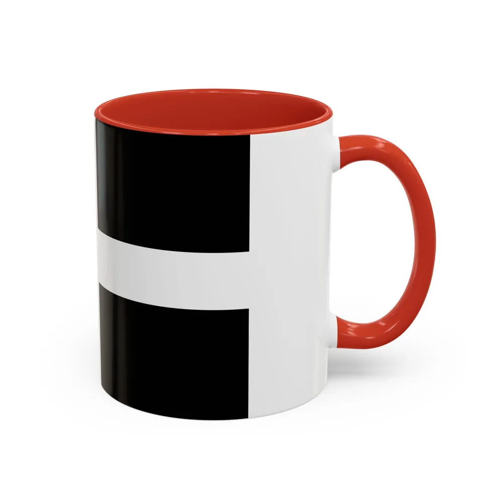 Flag of Cornwall UK - Accent Coffee Mug-Go Mug Yourself